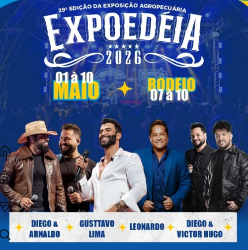Expo Edéia 2026: Programação de Shows, Rodeio Profissional e Como Chegar