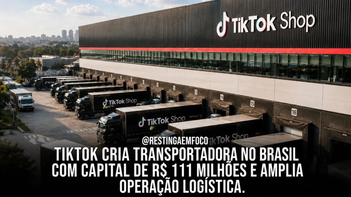 TikTok cria transportadora própria no Brasil com investimento de R$ 111 milhões